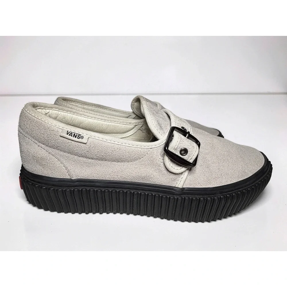 Vans Classic Slip On 47 Creeper Marshmallow/Black Mens Sz 9 Fear God SKATE-PUNK